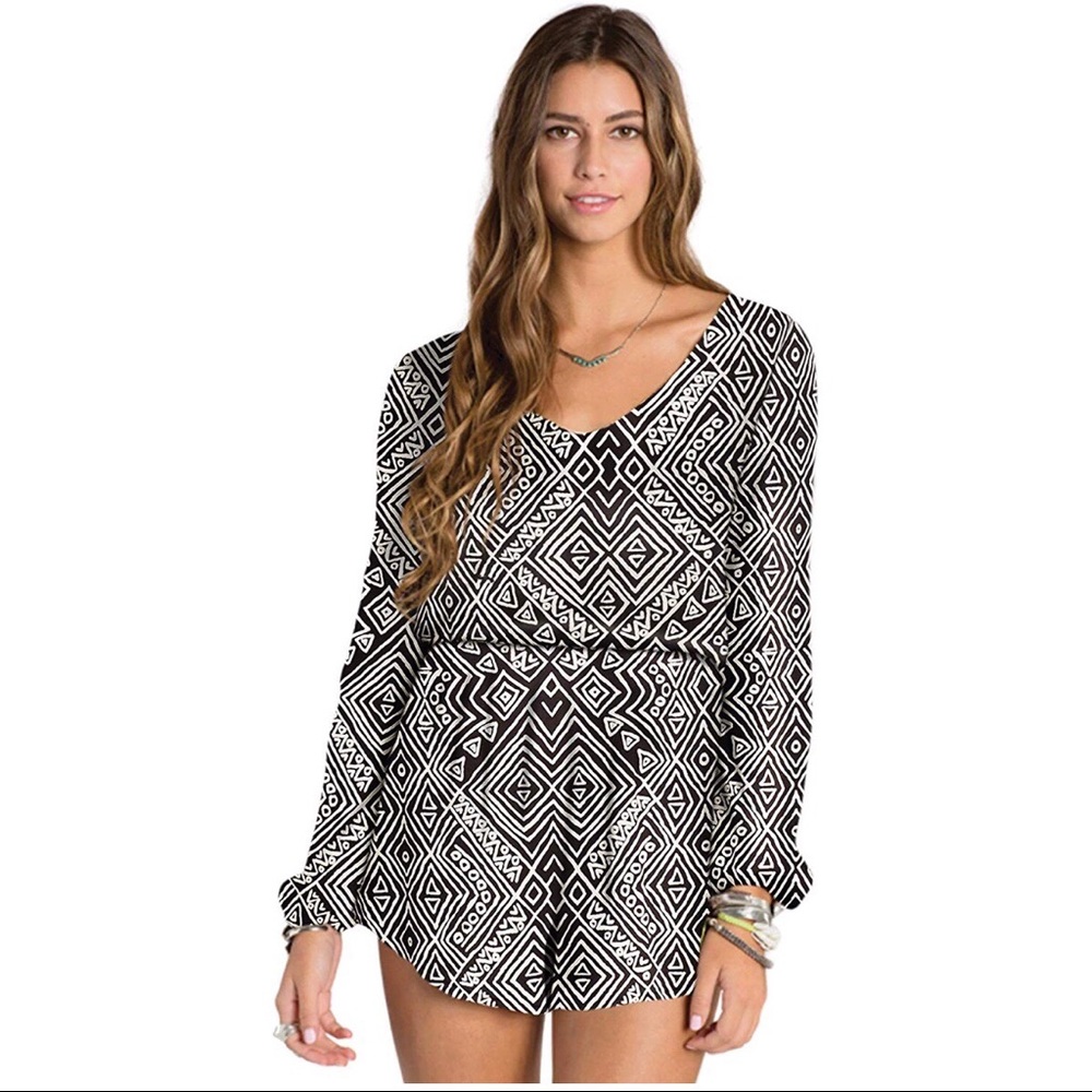 Billabong See The Sun Printed Romper